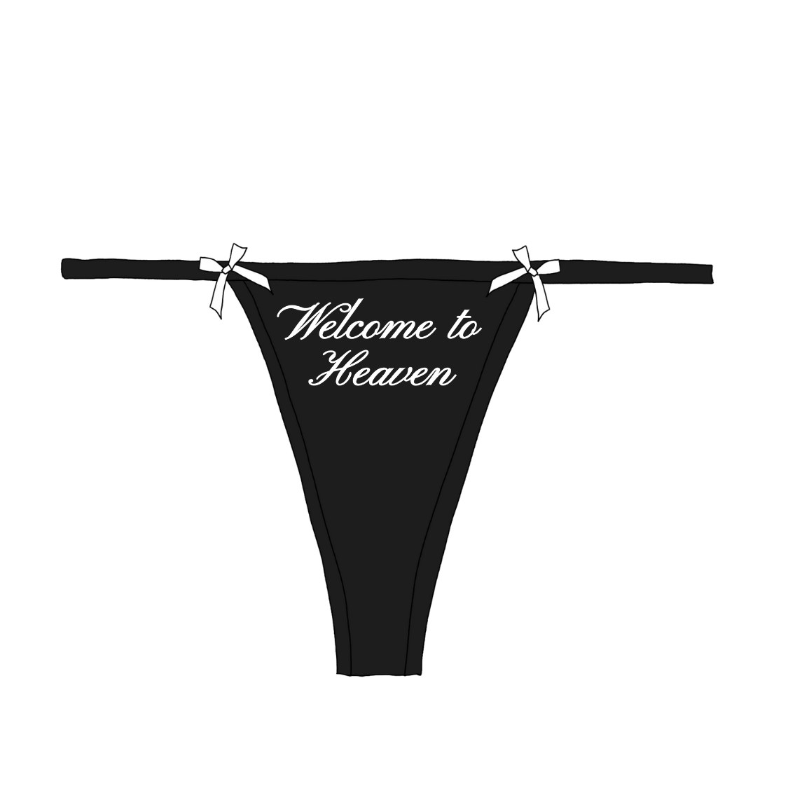 Welcome to Heaven Bow Thong