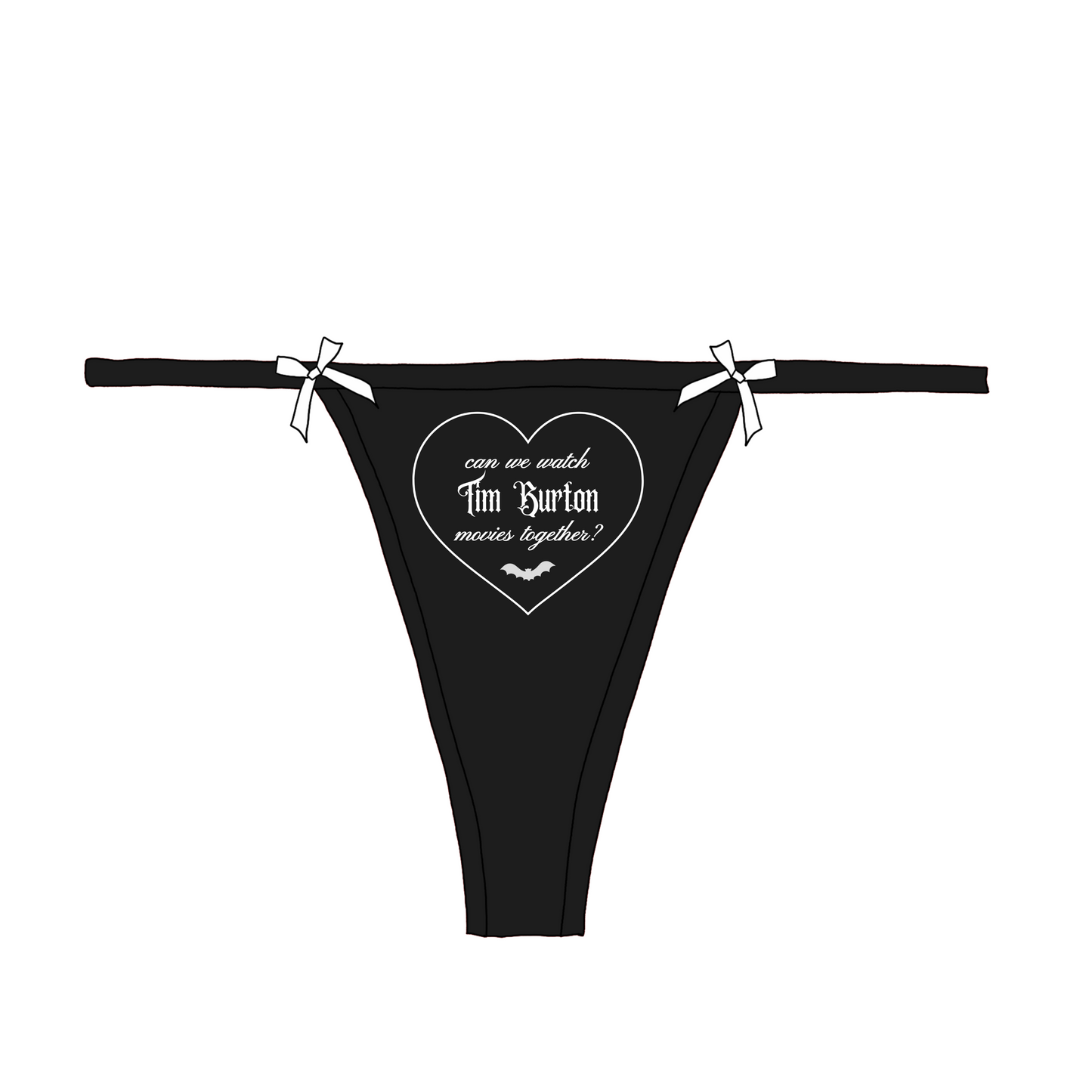 Can We Watch Tim Burton Movies?? Bow Thong